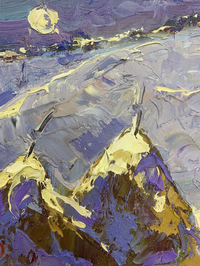 Oil painting It snowed Kalenyuk Alex - 5