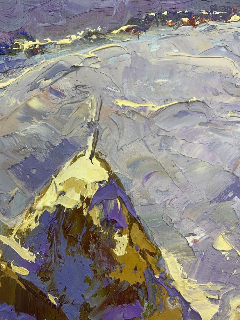 Oil painting It snowed Kalenyuk Alex - 6