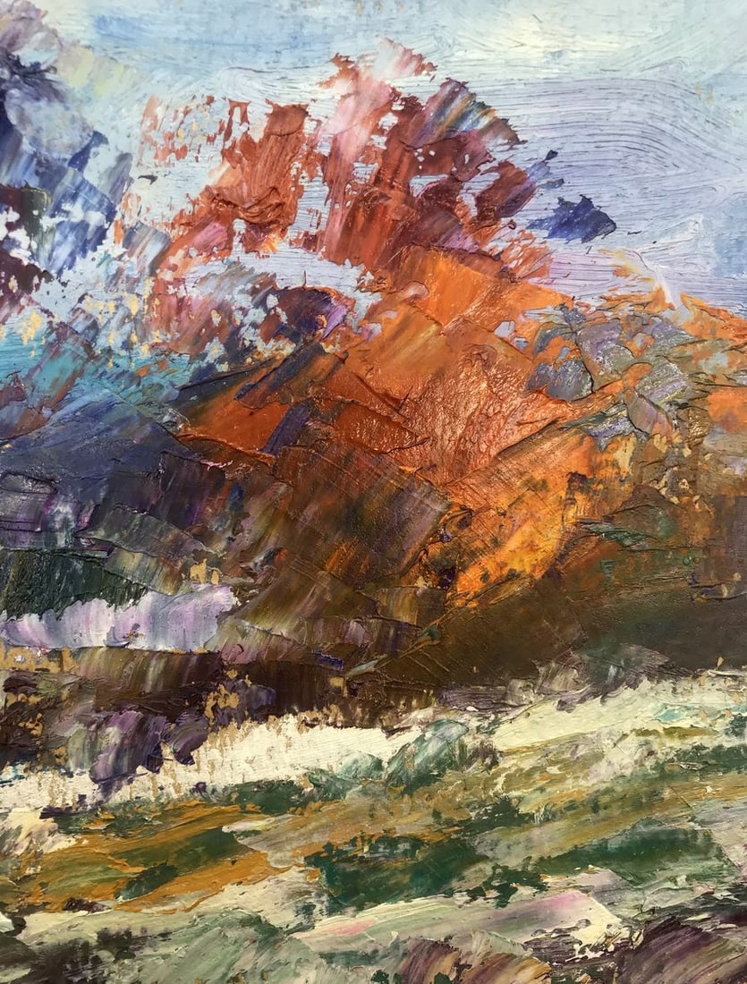 Oil painting Winter blue Boris Serdyuk - 10