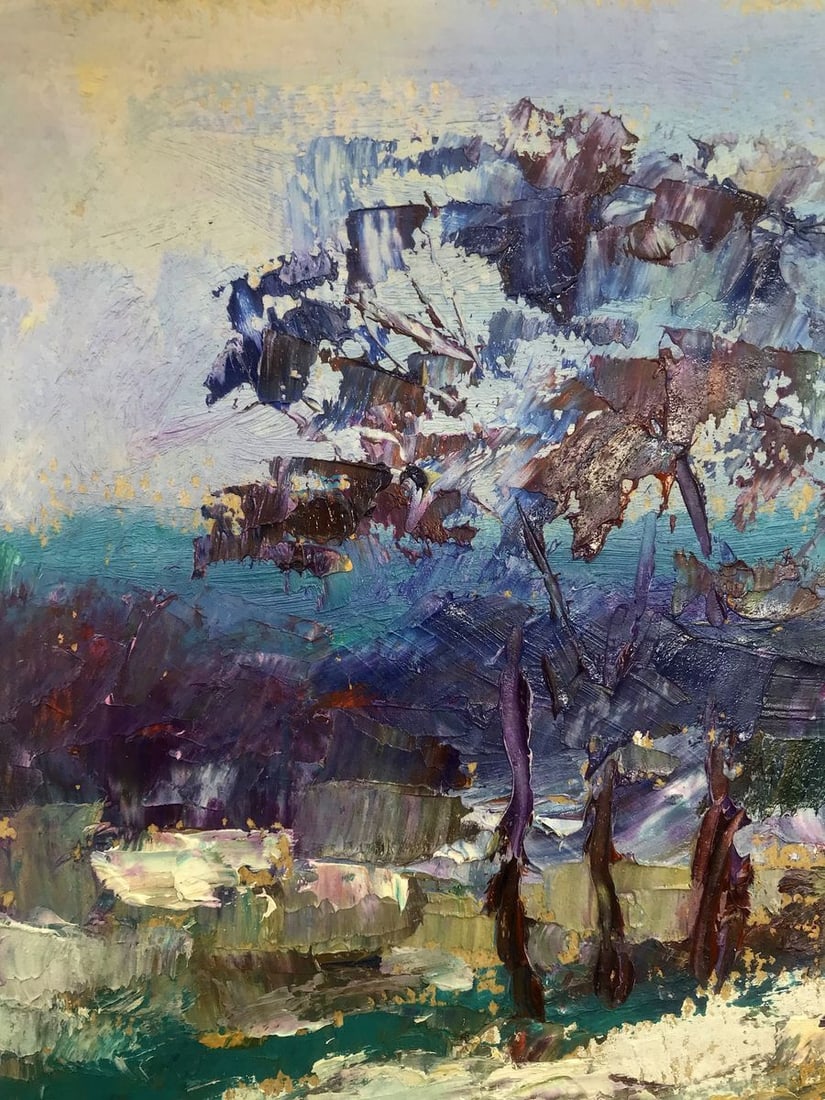 Oil painting Winter blue Boris Serdyuk - 4