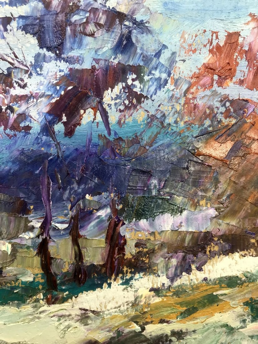 Oil painting Winter blue Boris Serdyuk - 7