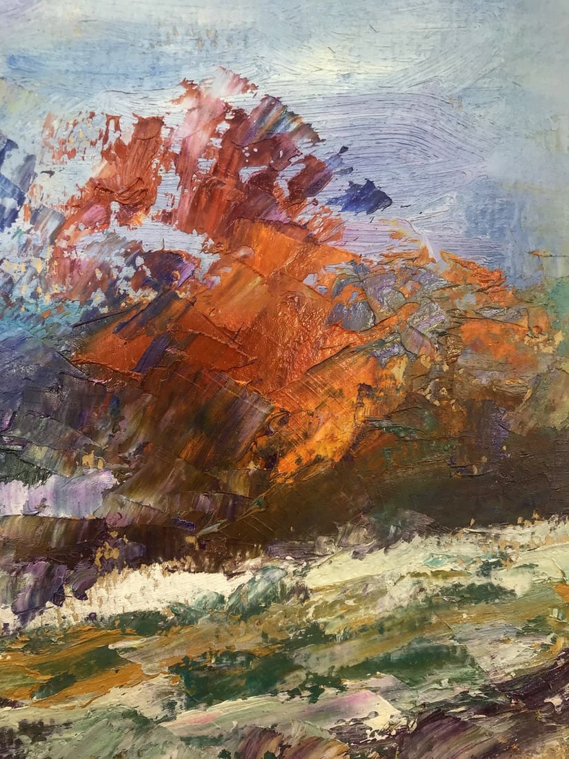 Oil painting Winter blue Boris Serdyuk - 9