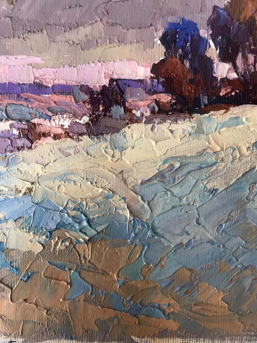 Oil painting Winter distance Oksana Kalenyuk - 4