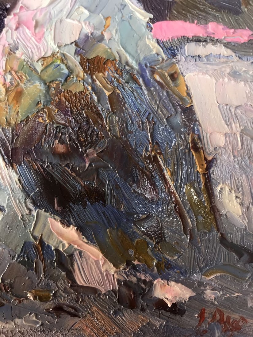 Oil painting Frosty Oksana Kalenyuk - 10