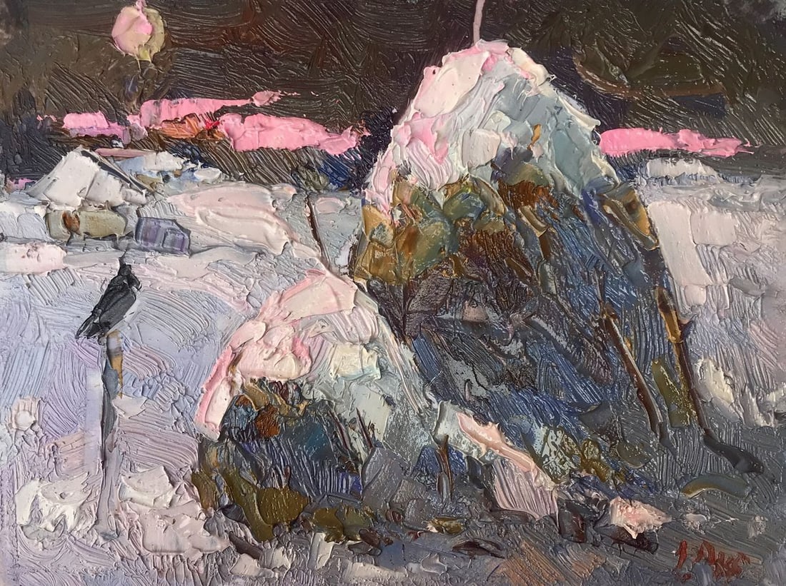 Oil painting Frosty Oksana Kalenyuk (1 of 12)