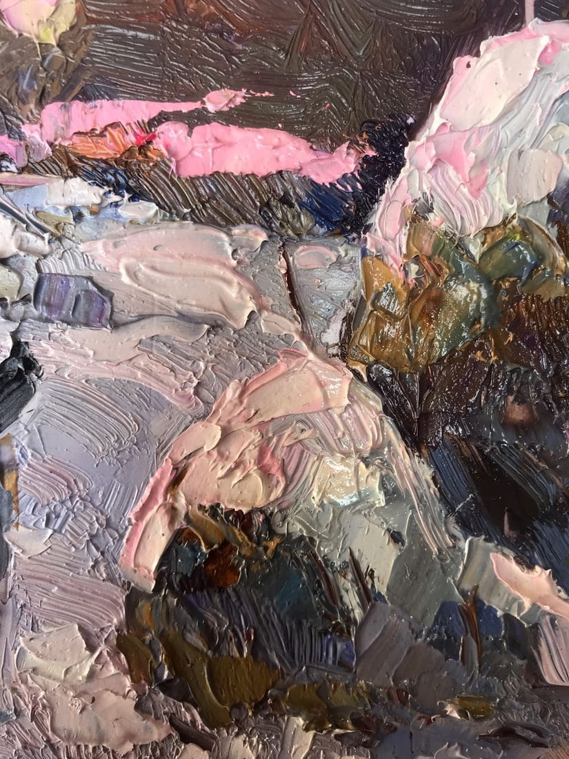 Oil painting Frosty Oksana Kalenyuk - 4