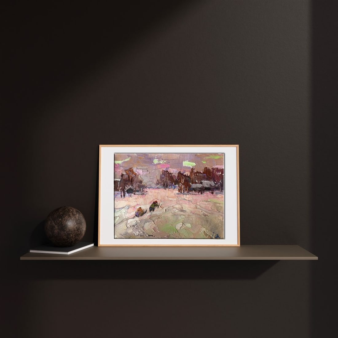 Oil painting Cold Alex Kalenyuk - 3