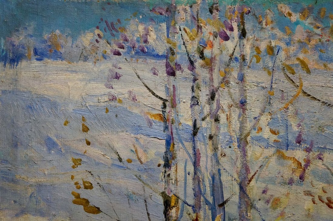 Oil painting Winter landscape Kucherenko Vladimir Vladimirovich - 3