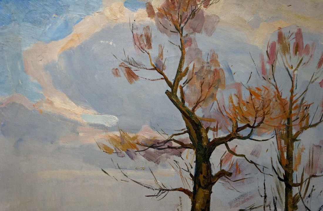 Oil painting End of winter Zhugan Vladimir Alexandrovich - 3