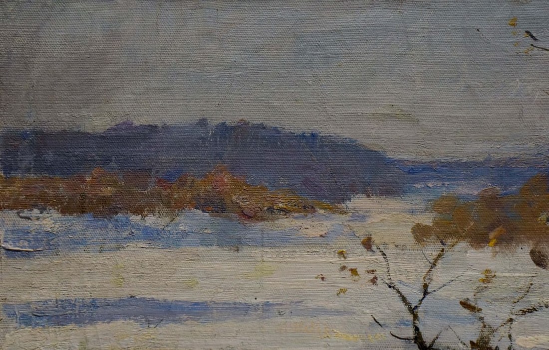 Oil painting Winter Kogan Boris Matveevich - 4