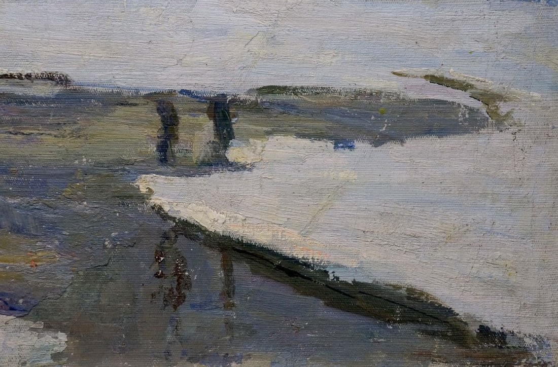 Oil painting Winter Kogan Boris Matveevich - 6