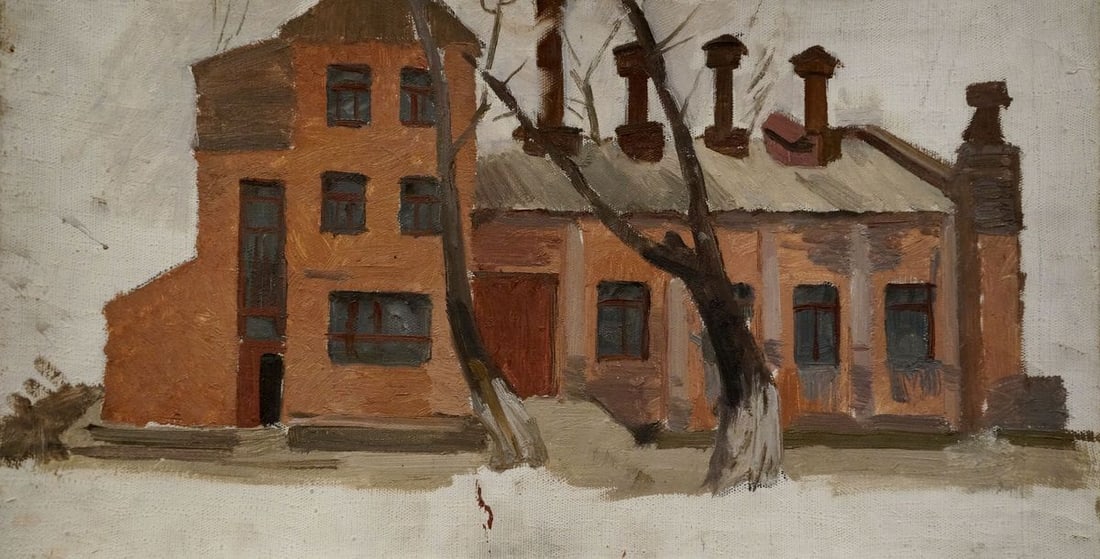 Oil painting In winter Chernikov Nikolay Vladimirovich (1 of 8)
