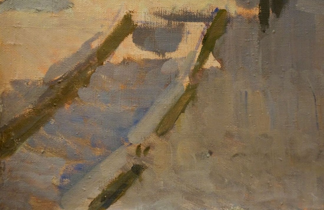 Oil painting Winter landscape Chernikov Nikolay Vladimirovich - 2