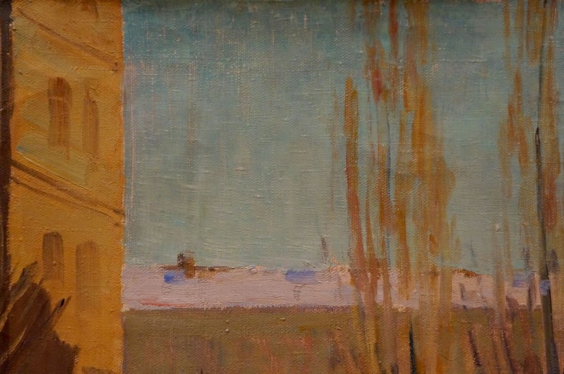 Oil painting Winter landscape Chernikov Nikolay Vladimirovich - 3