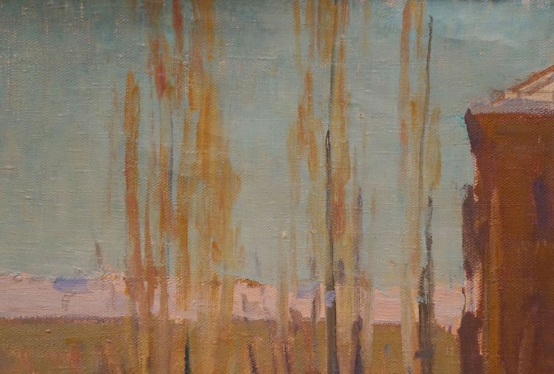 Oil painting Winter landscape Chernikov Nikolay Vladimirovich - 4