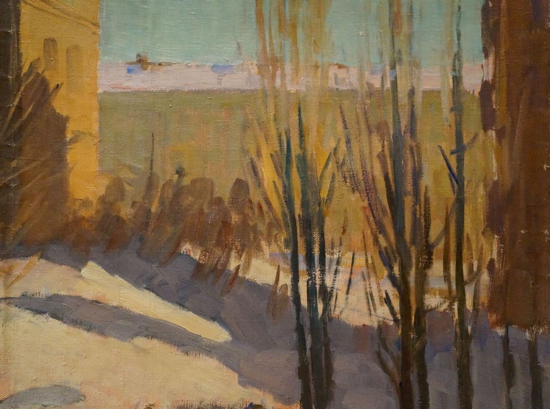 Oil painting Winter landscape Chernikov Nikolay Vladimirovich - 6
