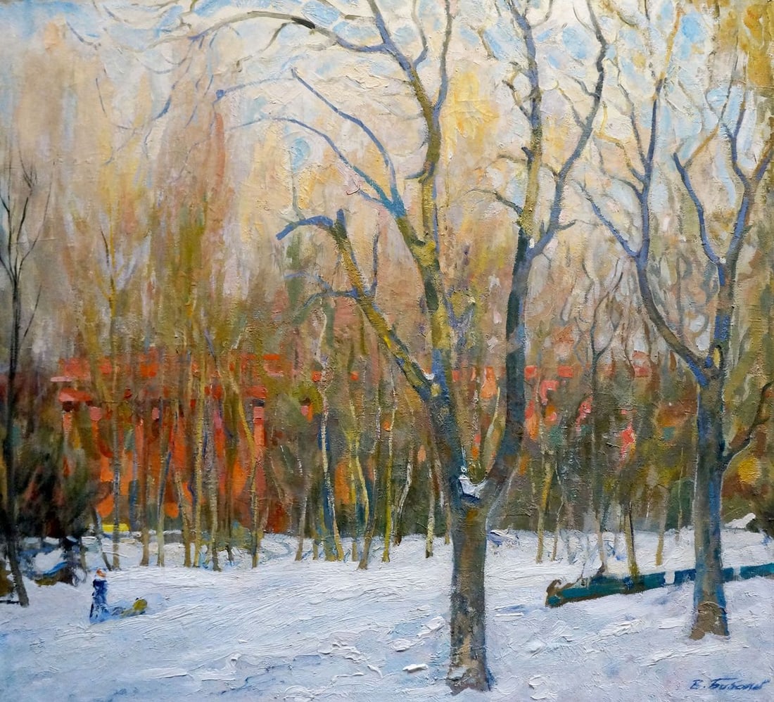 Oil painting Spring day Babentsov Victor Vladimirovich (1 of 8)