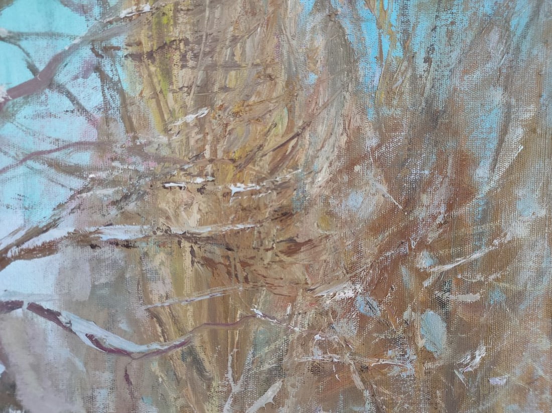 Oil painting Snow and sun Mishurovsky V. V. - 4