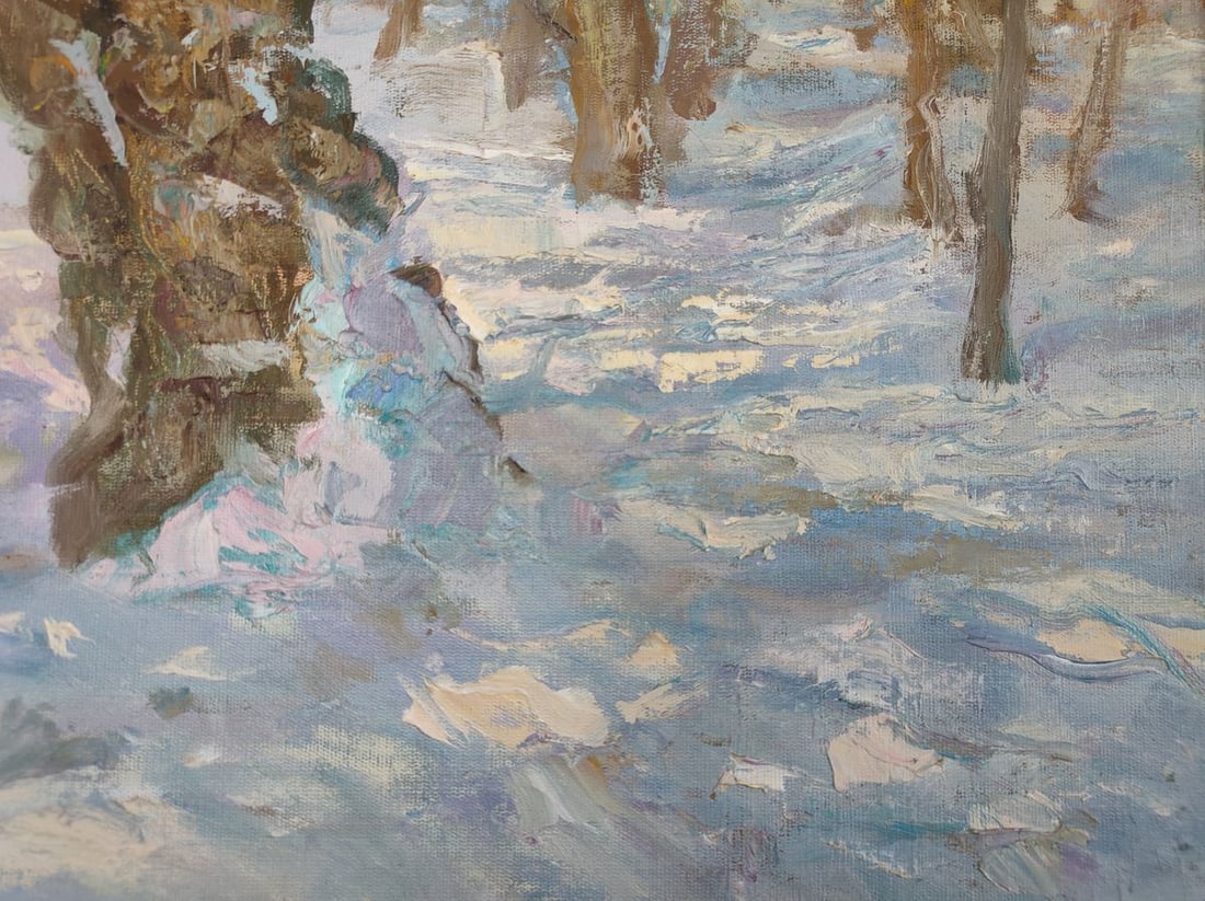 Oil painting Snow and sun Mishurovsky V. V. - 5