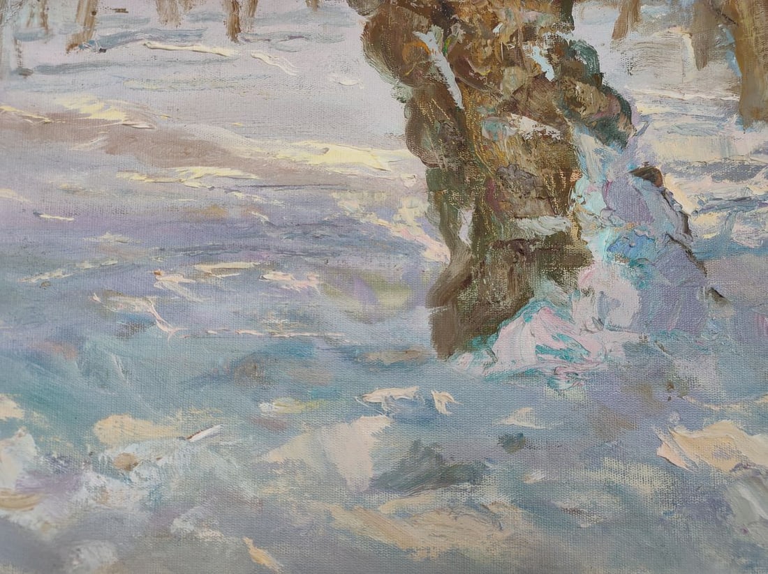 Oil painting Snow and sun Mishurovsky V. V. - 6