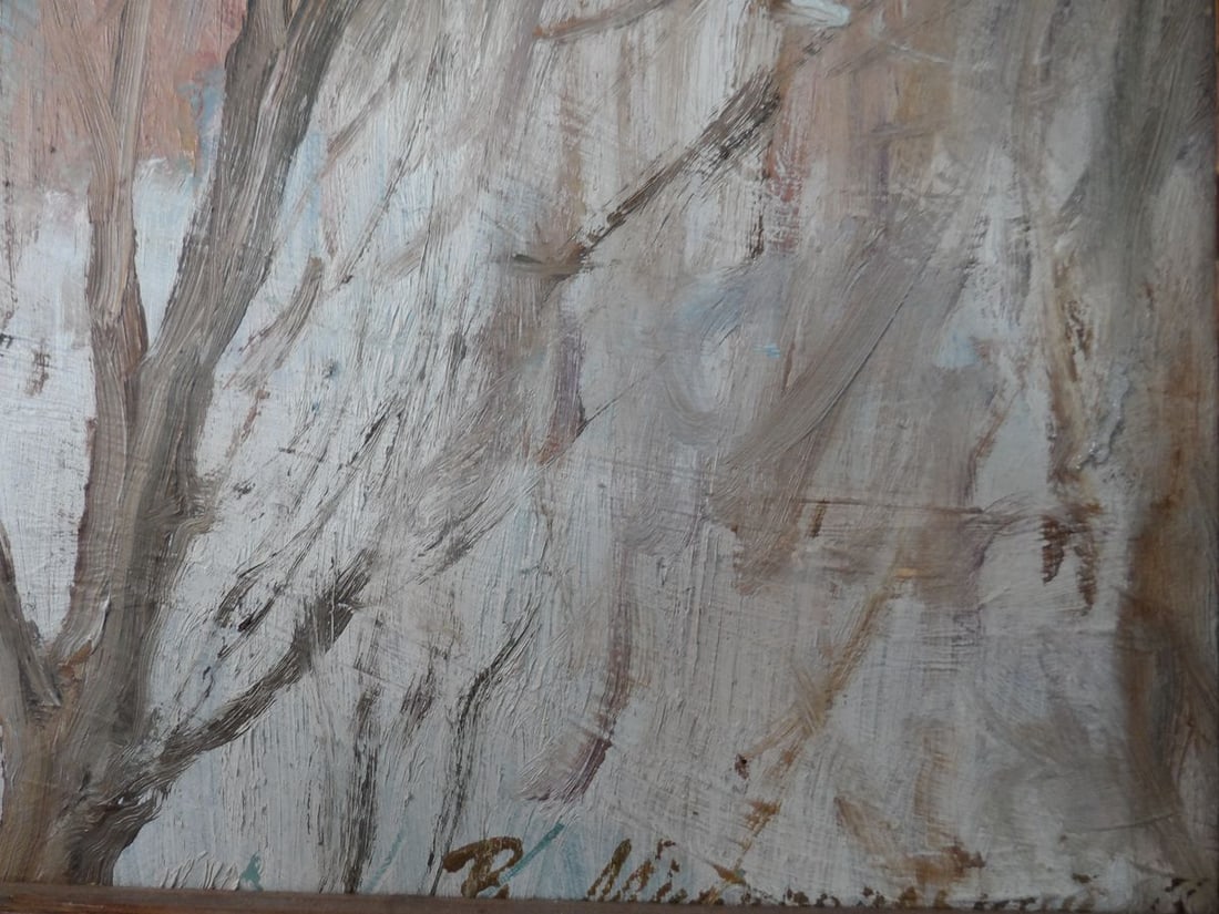 Oil painting The first snow Mishurovsky V. V. - 3