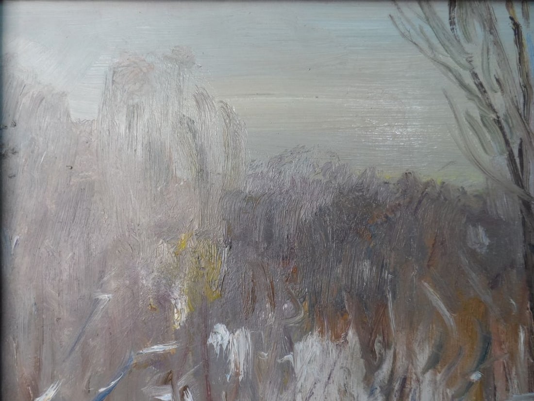 Oil painting The first snow Mishurovsky V. V. - 5