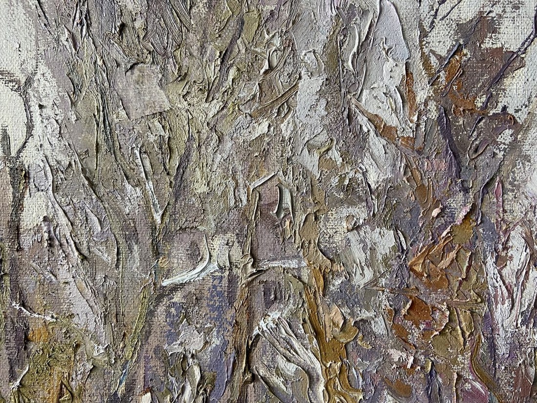 Oil painting The first snow fell Kapotenko Ivan Ivanovich - 2