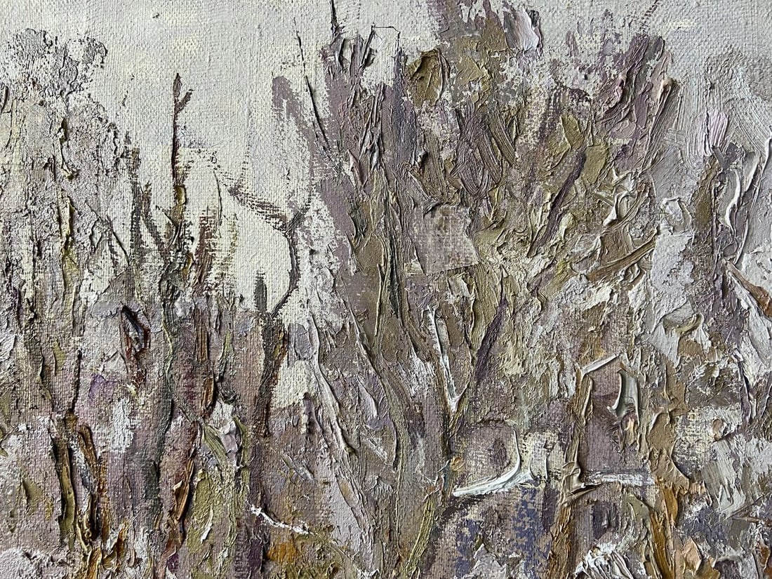 Oil painting The first snow fell Kapotenko Ivan Ivanovich - 6