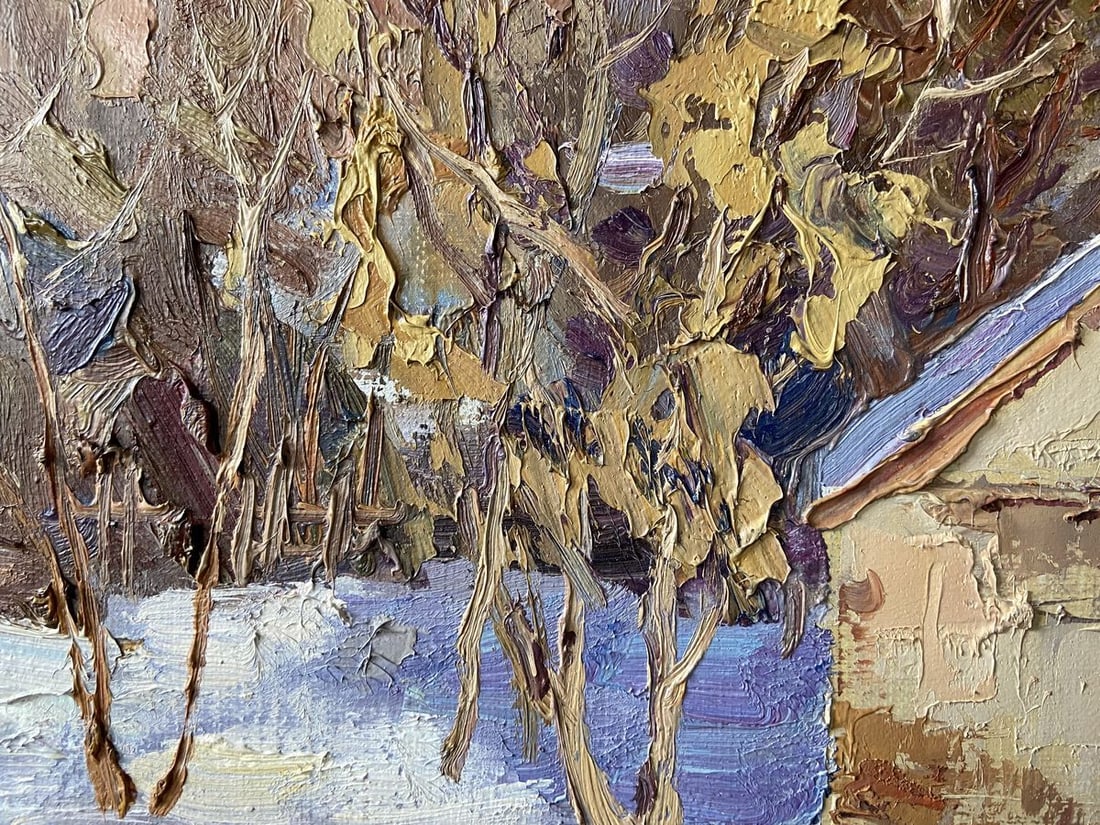 Oil painting Frost Kapotenko Ivan Ivanovich - 4