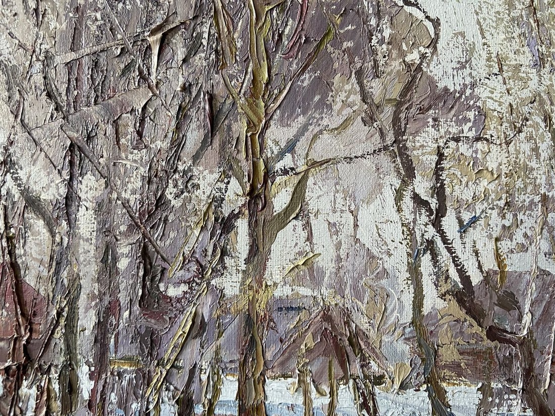 Oil painting Covered with snow Kapotenko Ivan Ivanovich - 2