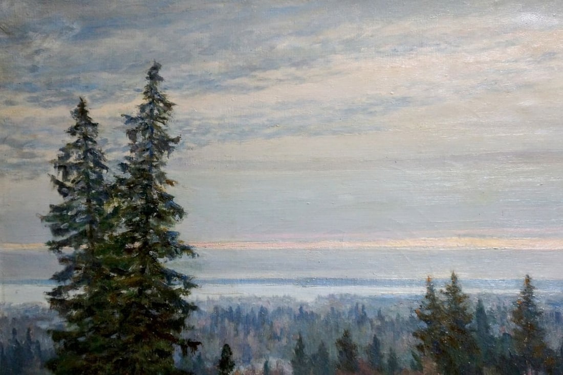 Oil painting Forest landscape Starshinov V. V. - 3