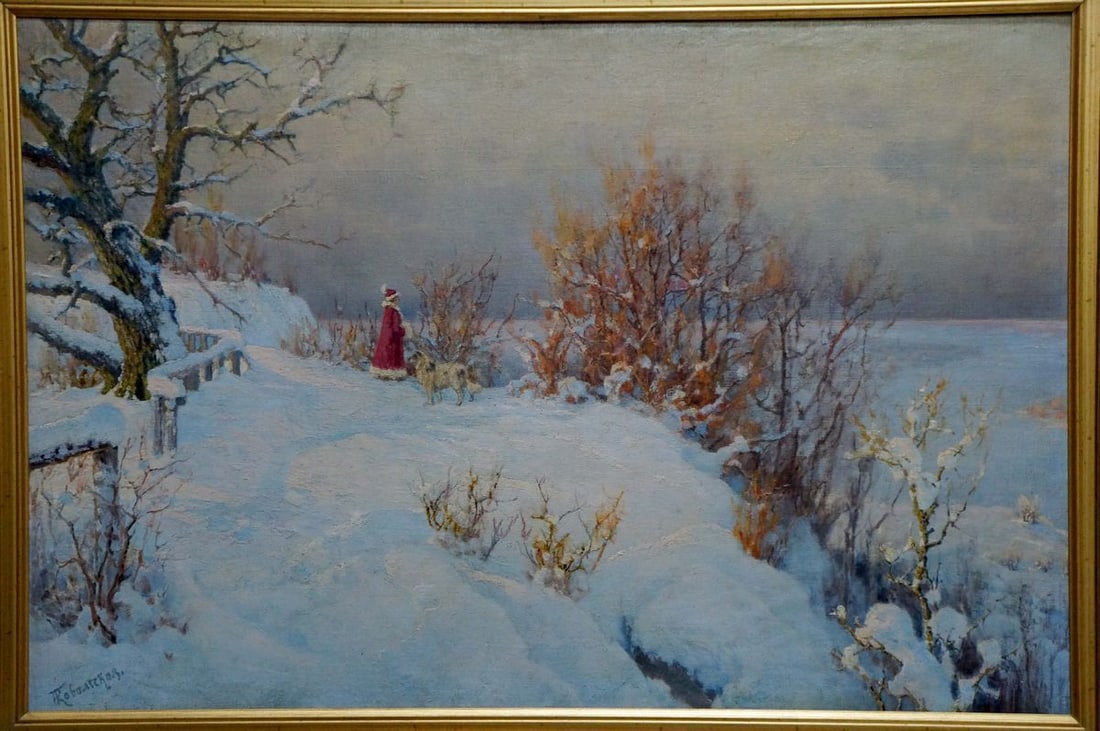 Oil painting Winter fairy tale Kovalskaya-Ilyina Polina Vladimirovna: Title: Oil painting Winter fairy tale Kovalskaya-Ilyina Polina Vladimirovna Description: NoVern 1426 *** ABOUT THIS PAINTING *** * TITLE: "Winter fairy tale" * ARTISTS: Kovalskaya-Ilyina Polina