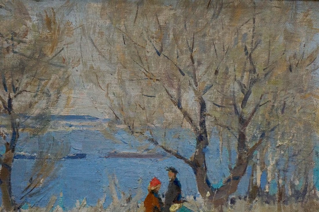 Oil painting Children near the shore Lysenko Sergey Nikolaevich - 4