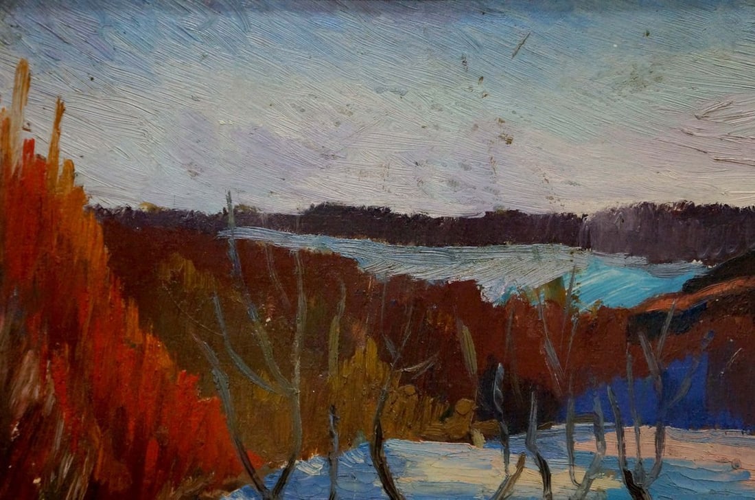 Oil painting Winter Tkachenko M. S. - 3