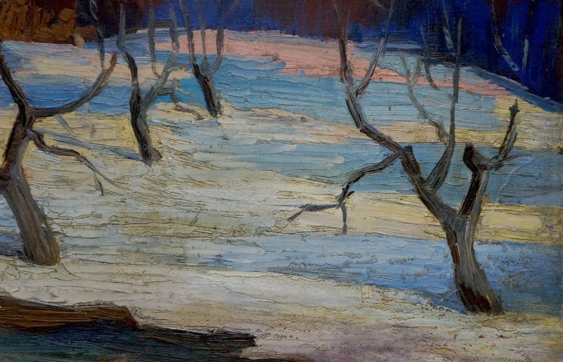 Oil painting Winter Tkachenko M. S. - 5
