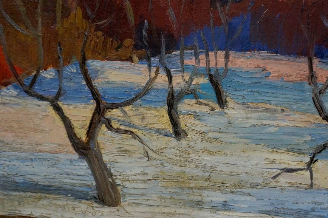 Oil painting Winter Tkachenko M. S. - 6