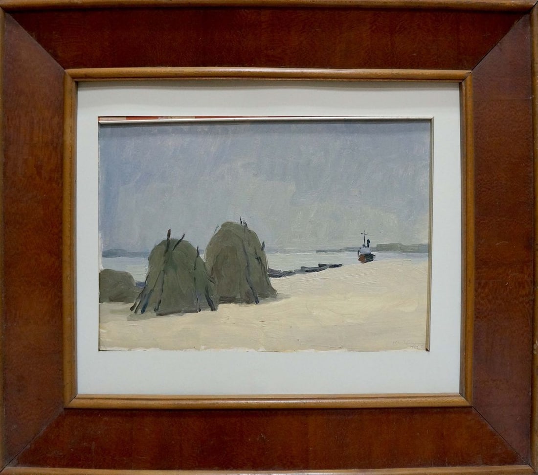 Oil painting Near the shore Pianida Boris Nikitich (1 of 8)