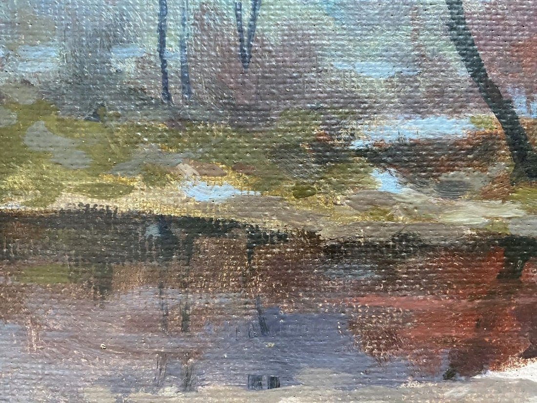 Oil painting Winter's end Gabda Vasily Georgievich - 4