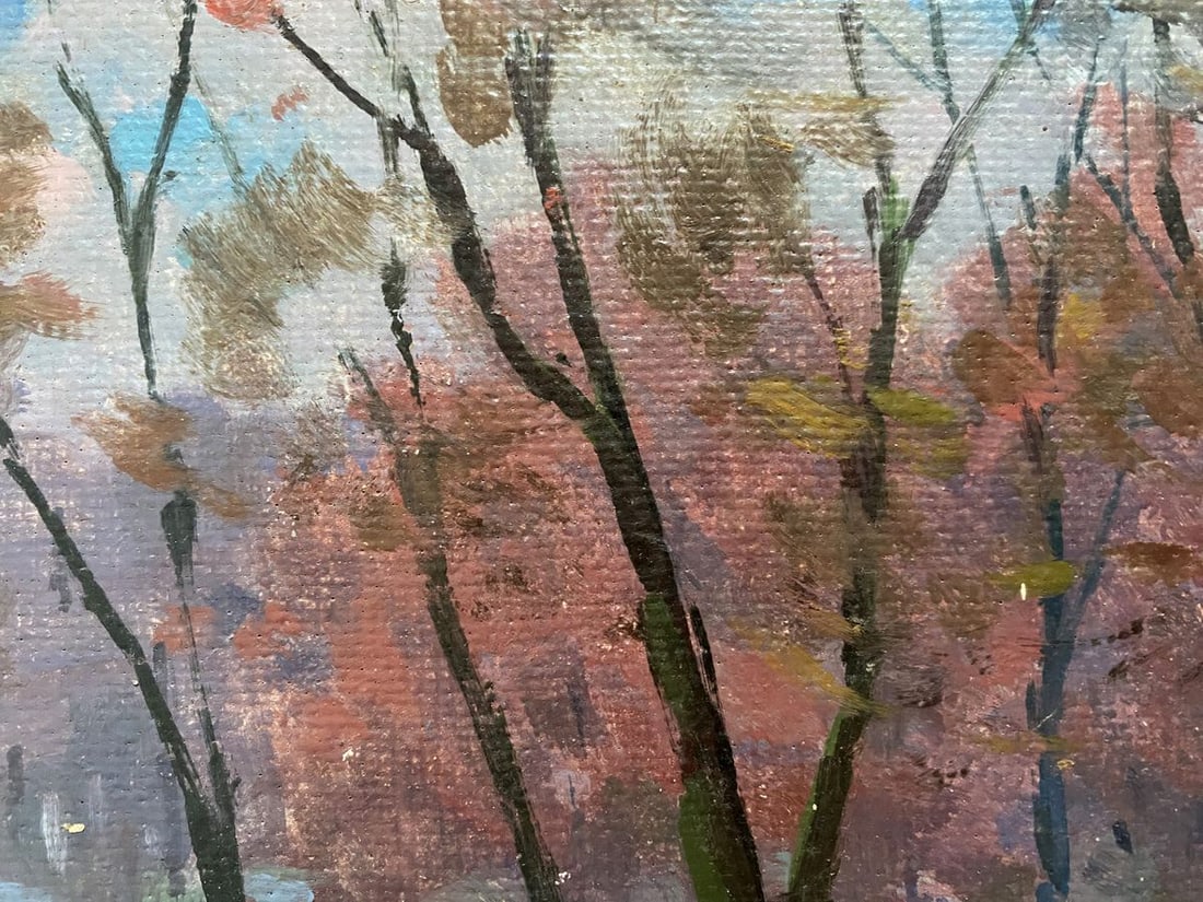 Oil painting Winter's end Gabda Vasily Georgievich - 5