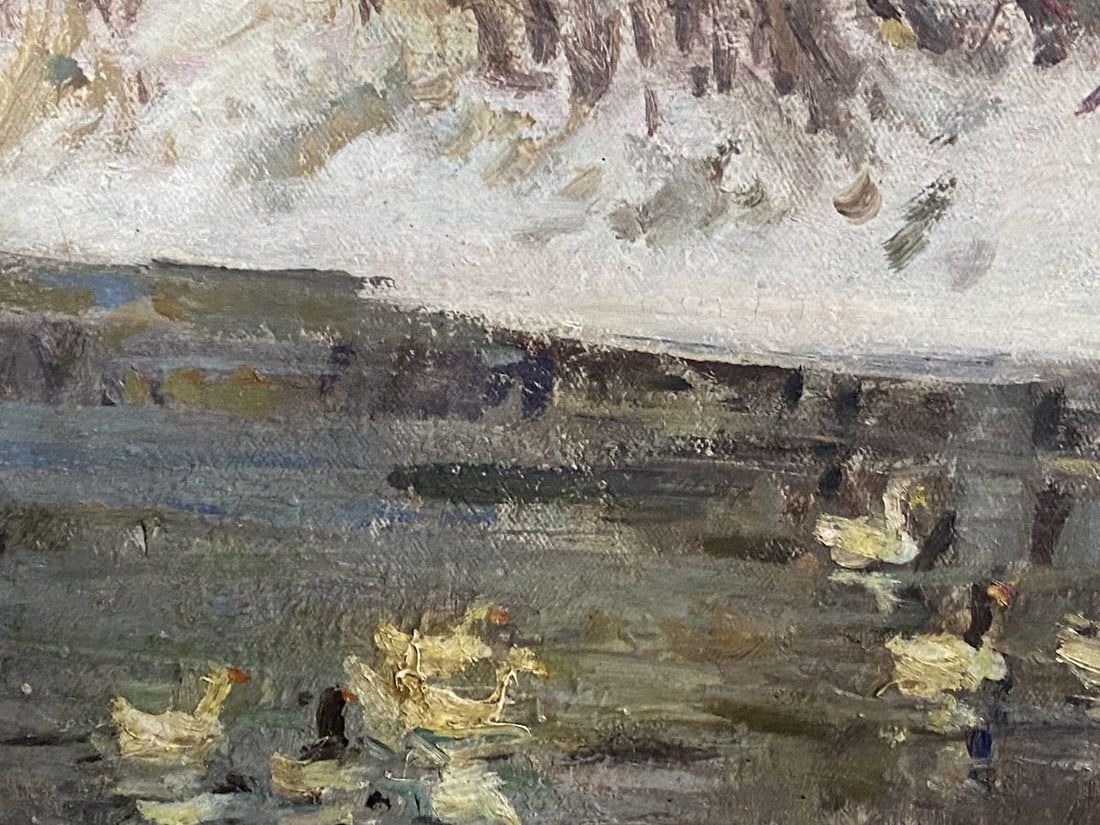 Oil painting Ducks in the lake Maksimenko Alexander Grigorievich - 5