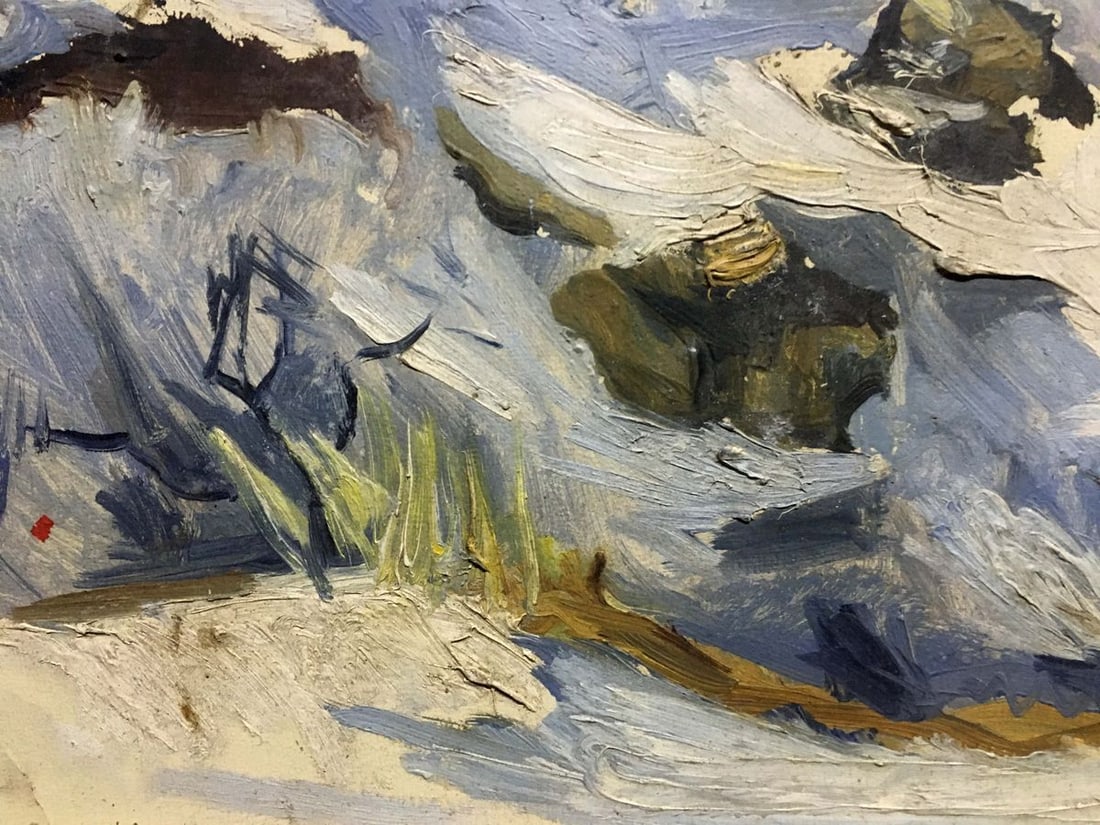 Winter landscape oil painting Kolesnik Vladimir Artemyevich - 5