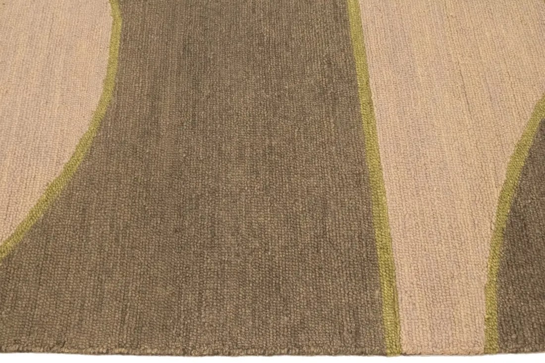 Multicolored Abstract 5X8 Hand-Tufted Modern Rug - 12