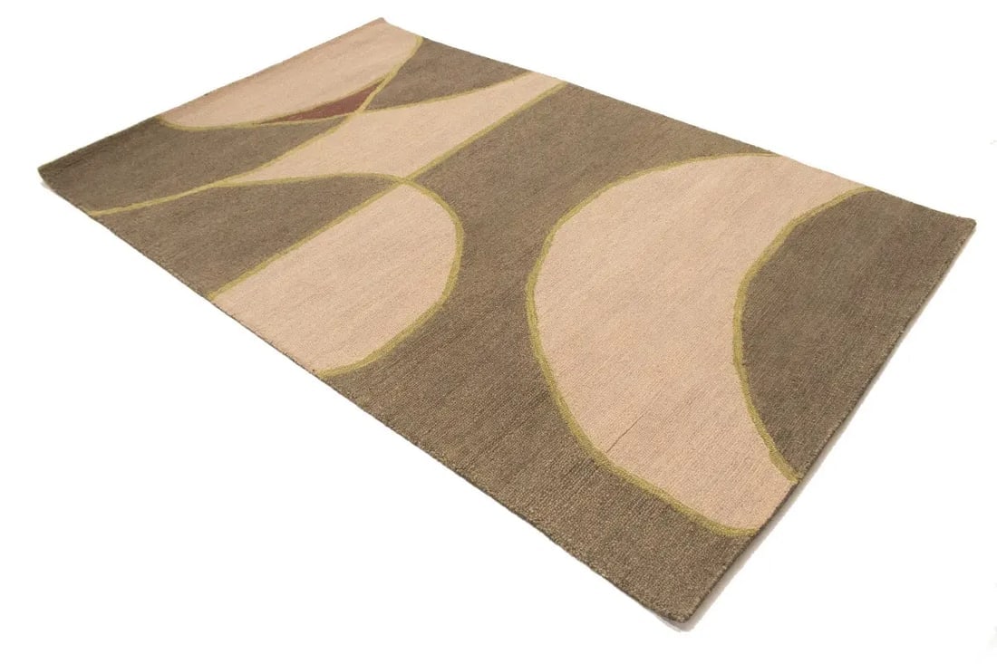 Multicolored Abstract 5X8 Hand-Tufted Modern Rug - 3