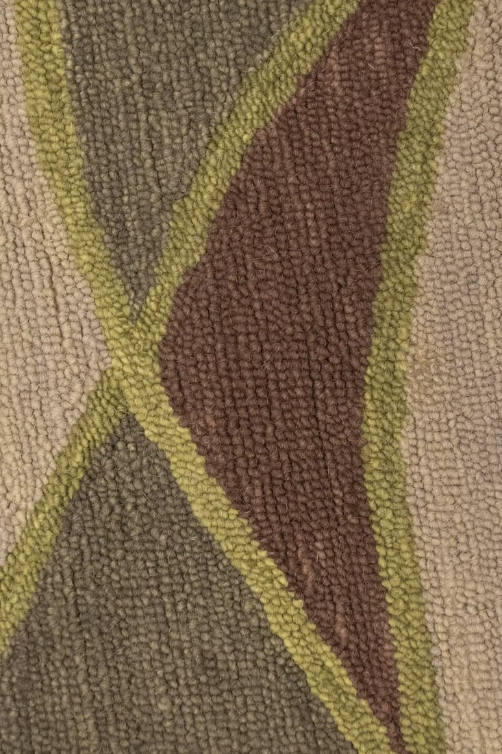 Multicolored Abstract 5X8 Hand-Tufted Modern Rug - 7