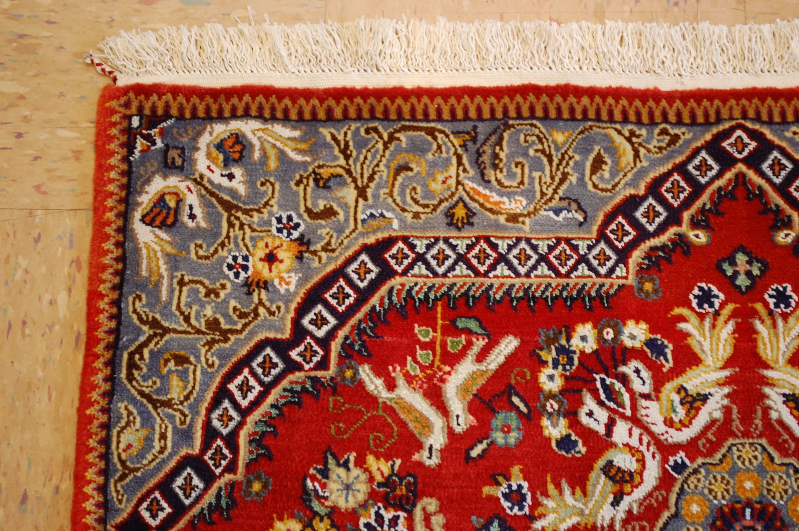 Persian KESHAN RUG 2'3"x 2' 11" - 4