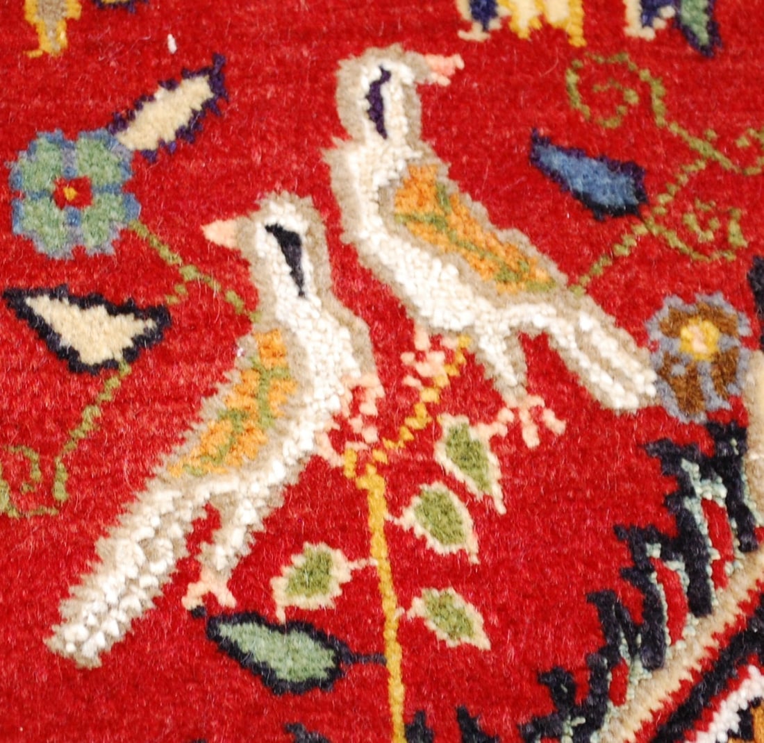 Persian KESHAN RUG 2'3"x 2' 11" - 7