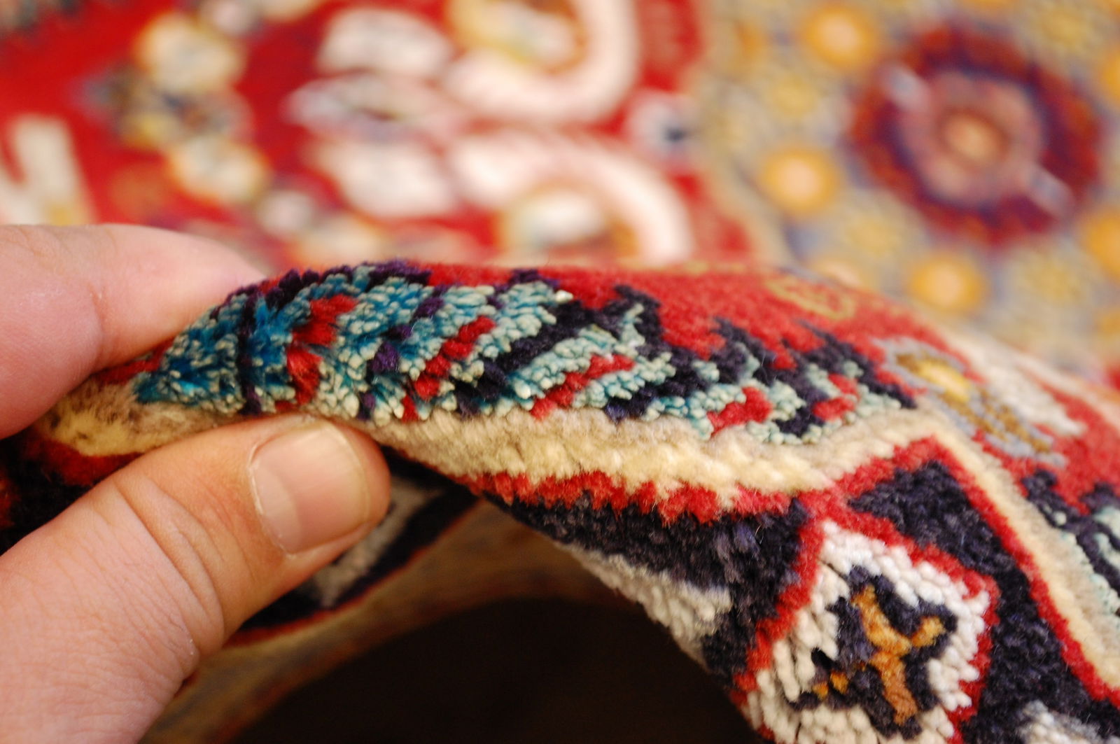 Persian KESHAN RUG 2'3"x 2' 11" - 9