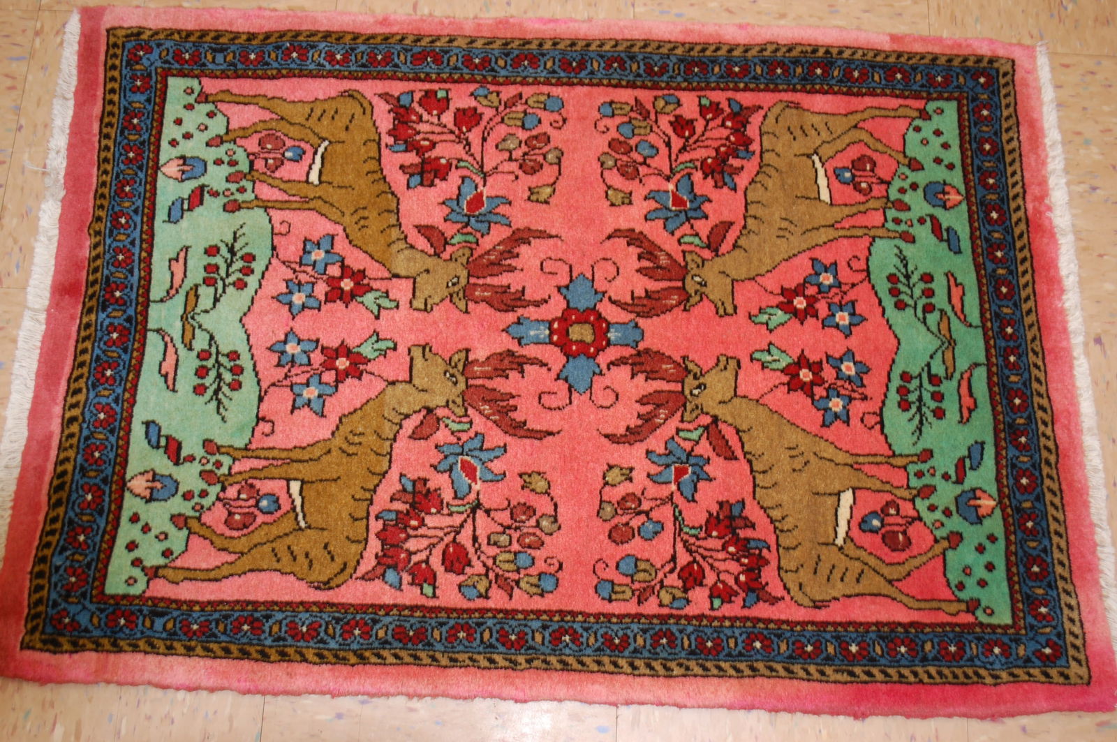 Persian BEJAR RUG 2'3" x 3'2" - 9