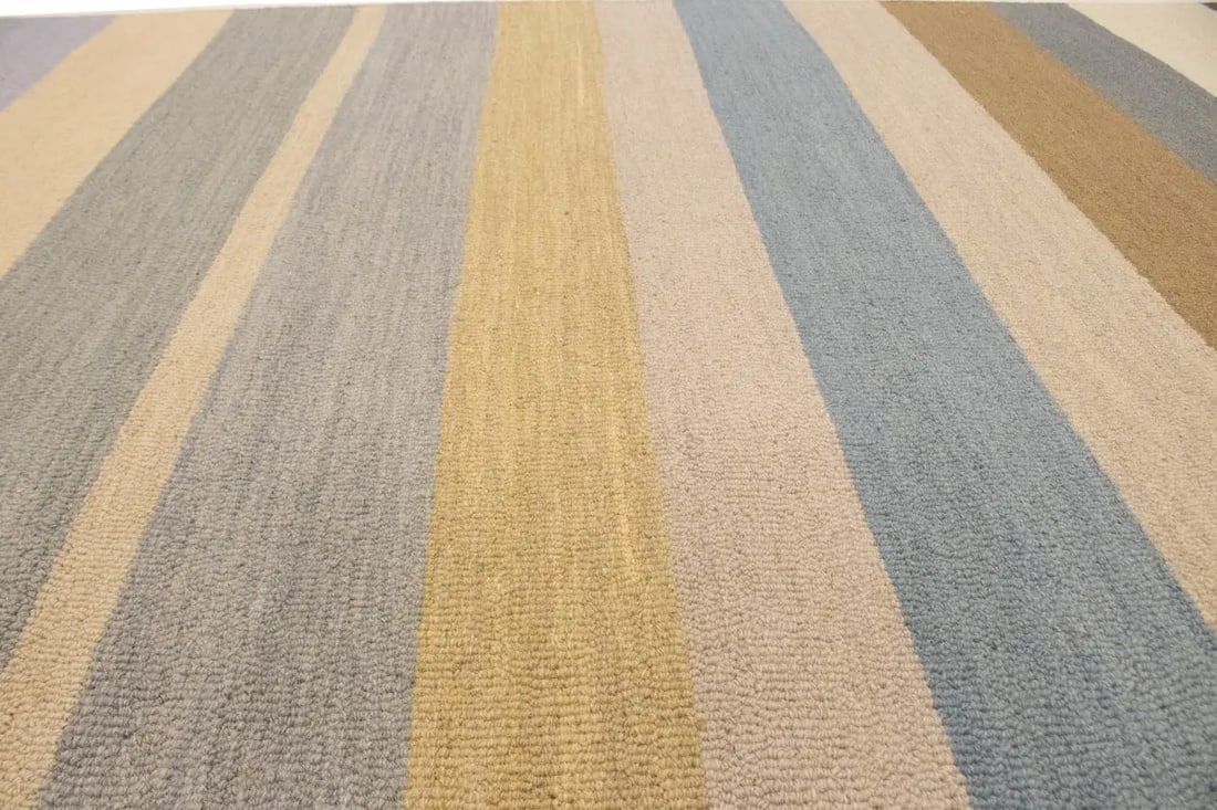 Multicolored Stripes 5X8 Hand-Tufted Modern Rug - 12