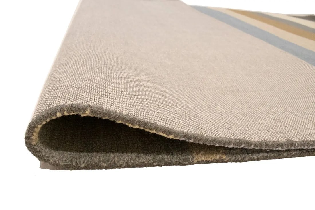 Multicolored Stripes 5X8 Hand-Tufted Modern Rug - 13